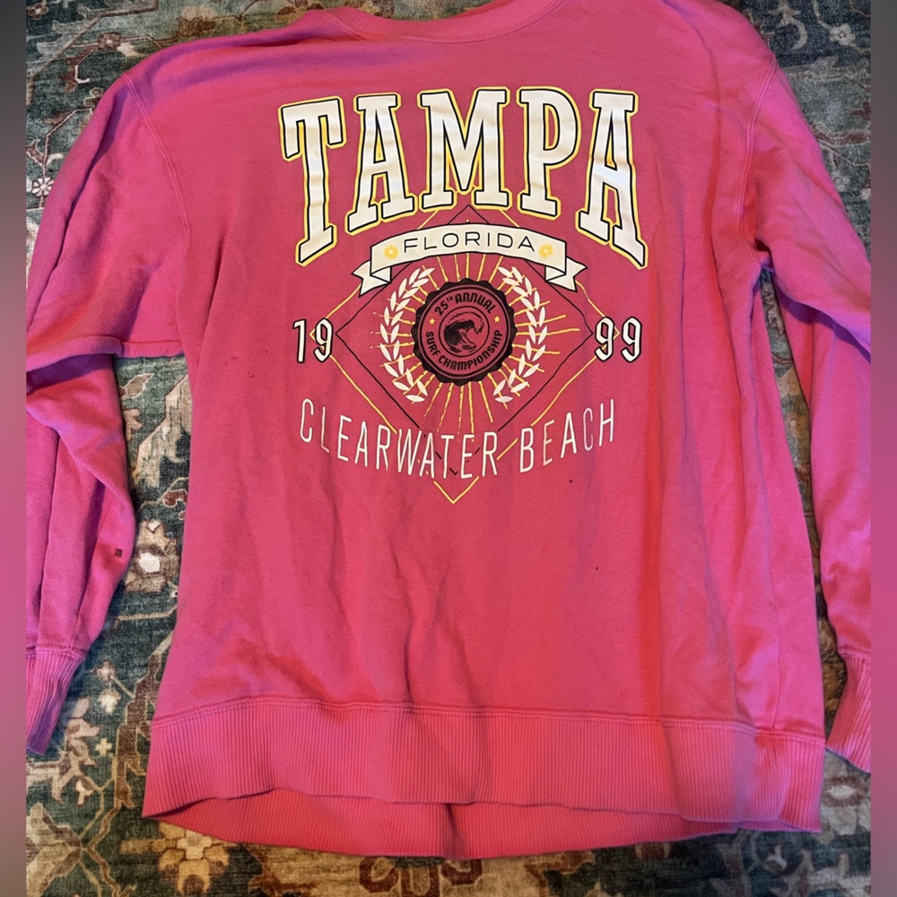 Hollister Pink Crewneck Sweatshirt